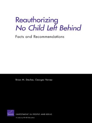cover image of Reauthorizing No Child Left Behind